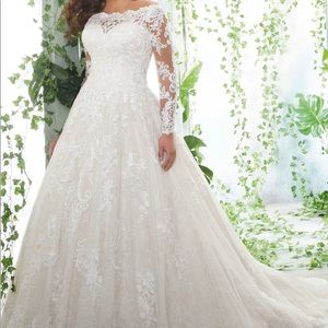 Mori Lee Plus Size Style 3258 Ivory